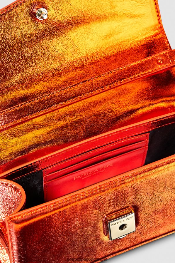 Patrizia Pepe mulheres voe bamby metal coral metálico bolsas | TX086V742