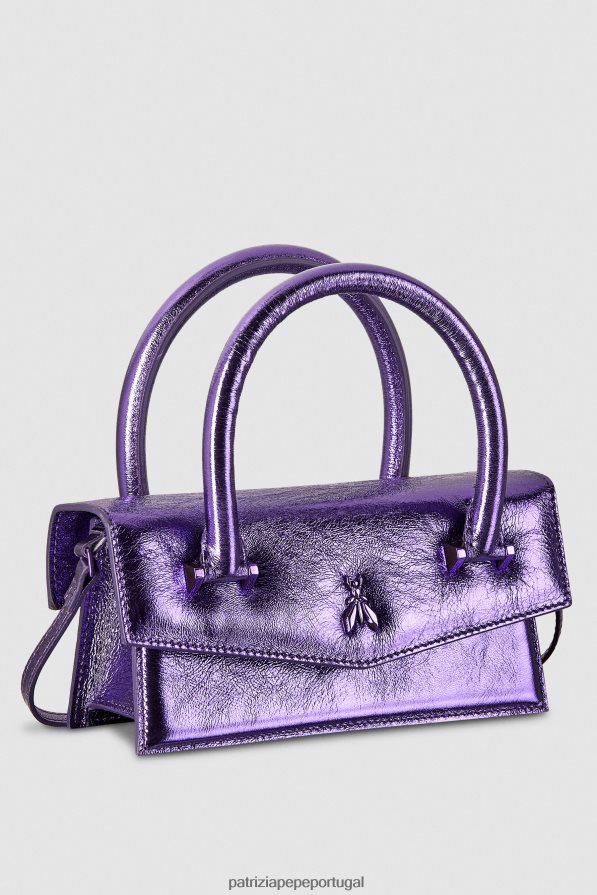 Patrizia Pepe mulheres voe bamby metal metal violeta bolsas | TX086V743
