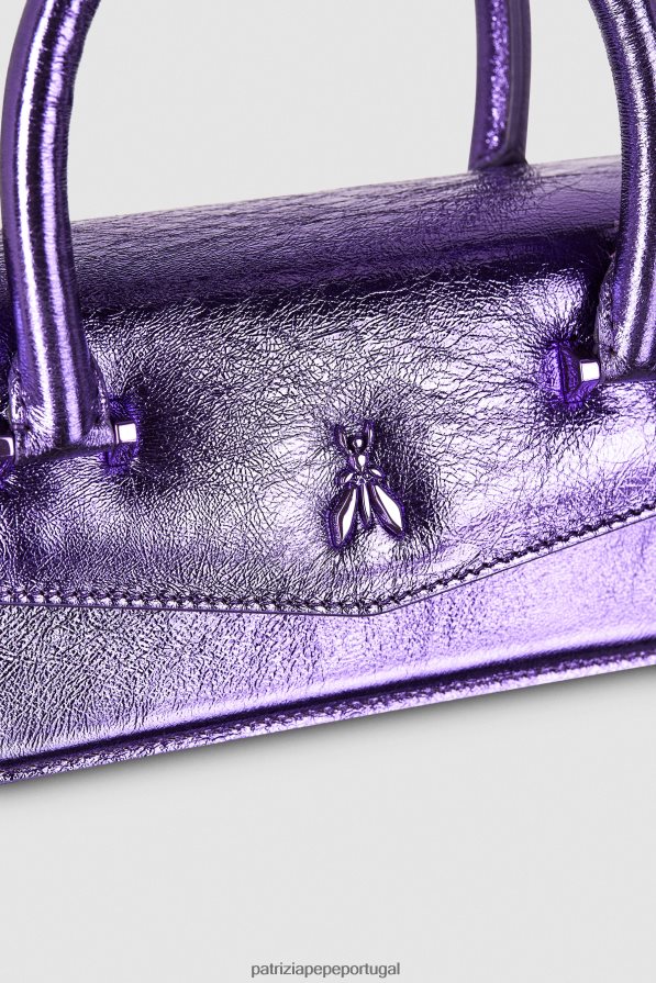 Patrizia Pepe mulheres voe bamby metal metal violeta bolsas | TX086V743