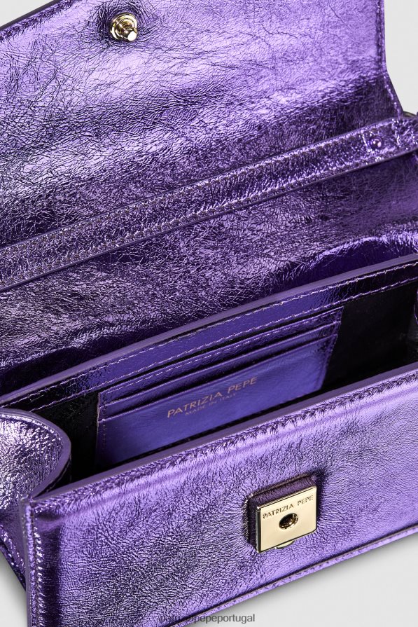Patrizia Pepe mulheres voe bamby metal metal violeta bolsas | TX086V743
