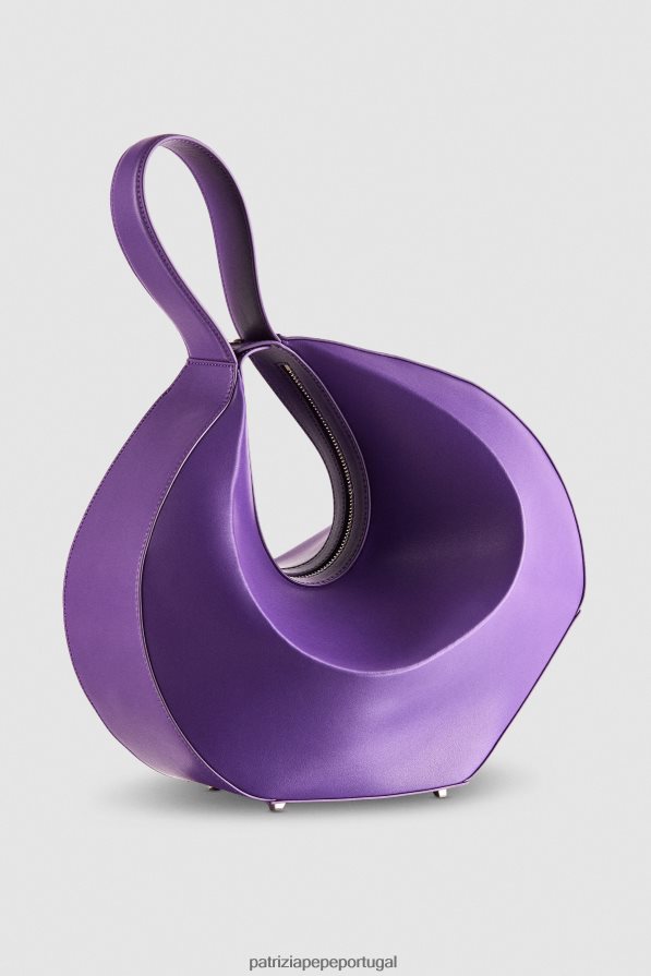 Patrizia Pepe mulheres bolsa grande com pulseira hobo violeta sexy bolsas | TX086V768