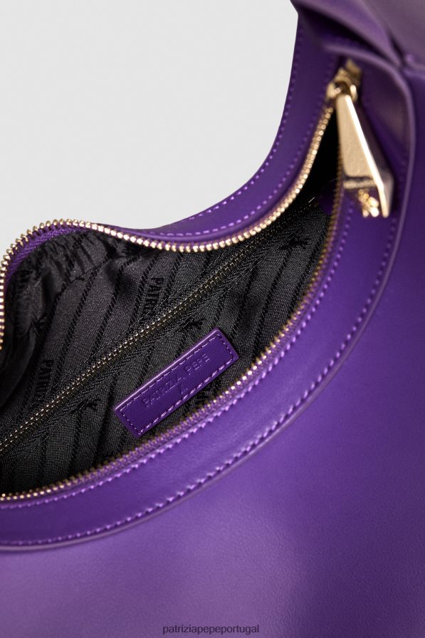 Patrizia Pepe mulheres bolsa grande com pulseira hobo violeta sexy bolsas | TX086V768