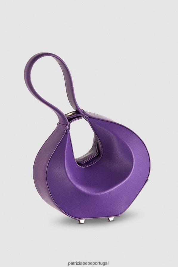 Patrizia Pepe mulheres bolsa pequena com pulseira hobo violeta sexy bolsas | TX086V767