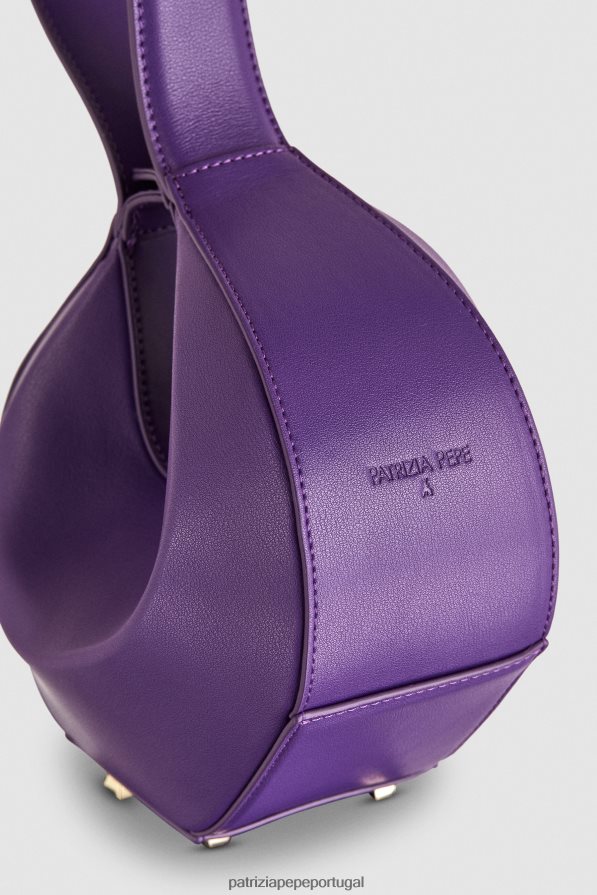 Patrizia Pepe mulheres bolsa pequena com pulseira hobo violeta sexy bolsas | TX086V767