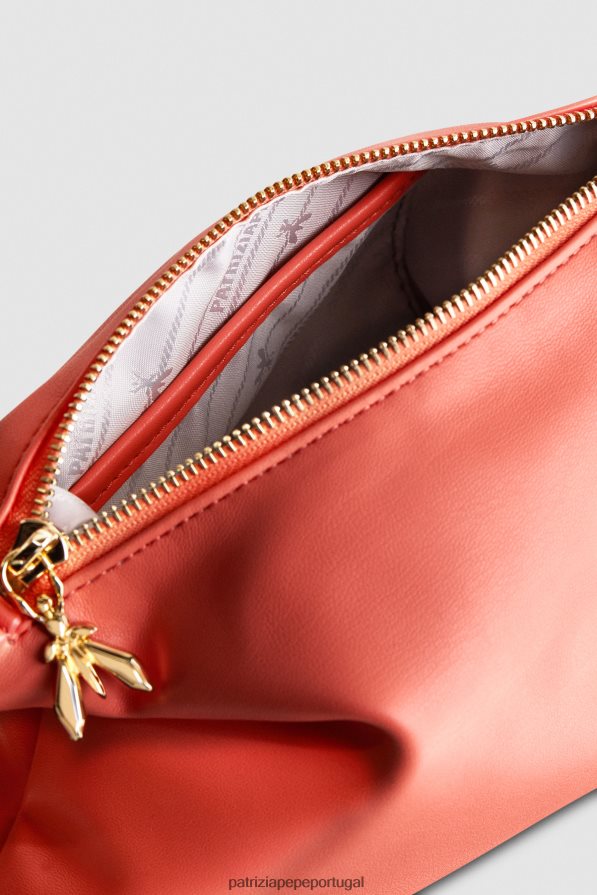 Patrizia Pepe mulheres elegante bolsa pequena hobo pêssego suculento bolsas | TX086V807