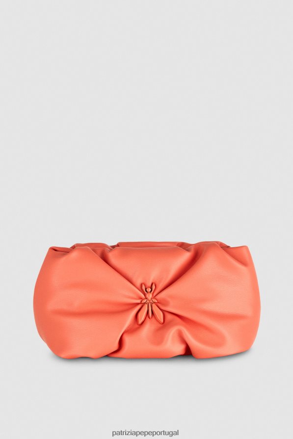 Patrizia Pepe mulheres embreagem de travesseiro de mosca pêssego suculento bolsas | TX086V806