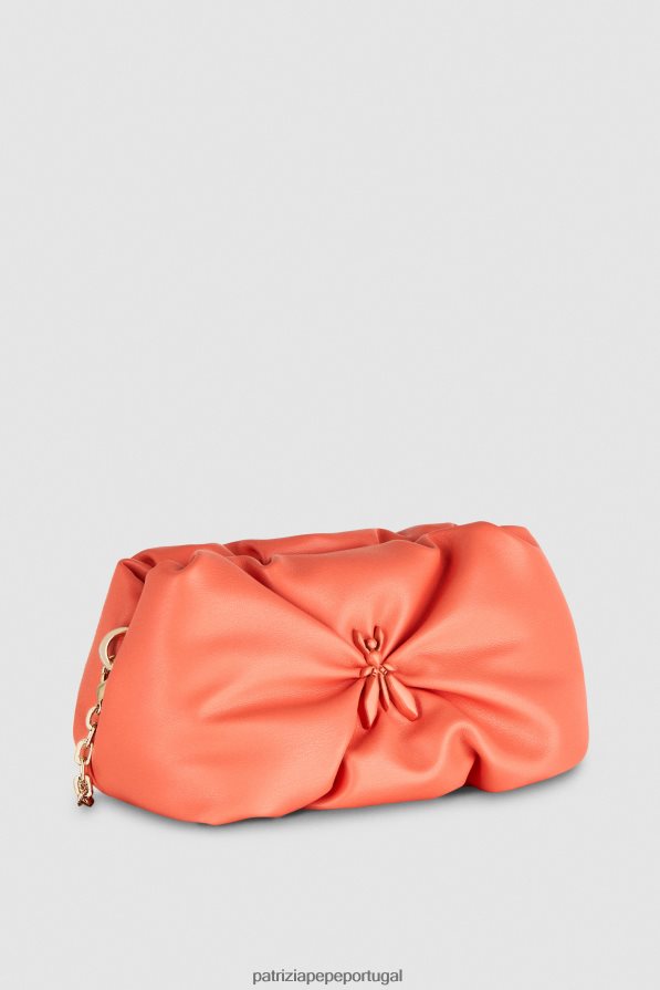 Patrizia Pepe mulheres embreagem de travesseiro de mosca pêssego suculento bolsas | TX086V806