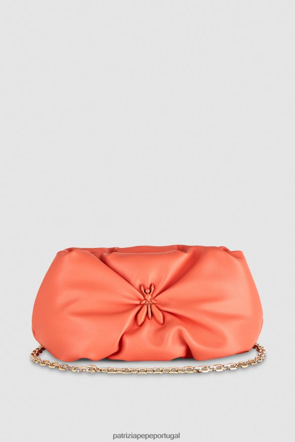 Patrizia Pepe mulheres embreagem de travesseiro de mosca pêssego suculento bolsas | TX086V806