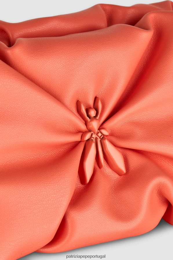 Patrizia Pepe mulheres embreagem de travesseiro de mosca pêssego suculento bolsas | TX086V806