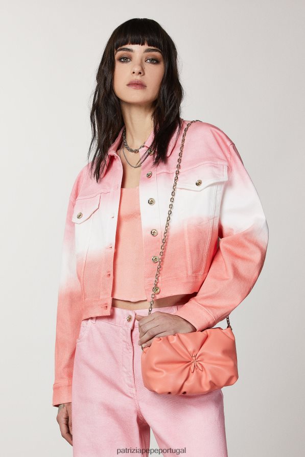 Patrizia Pepe mulheres embreagem de travesseiro de mosca pêssego suculento bolsas | TX086V806