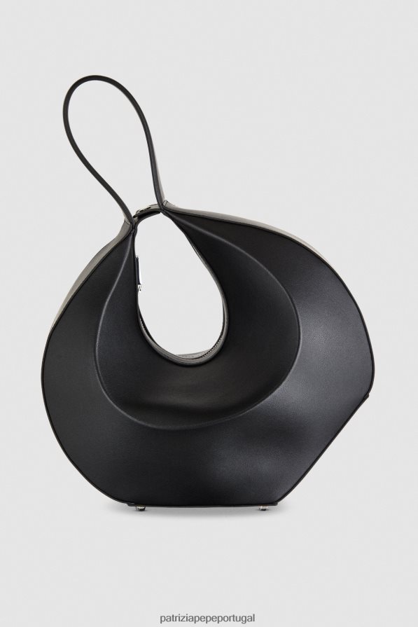 Patrizia Pepe mulheres bolsa grande com pulseira hobo Nero bolsas | TX086V766