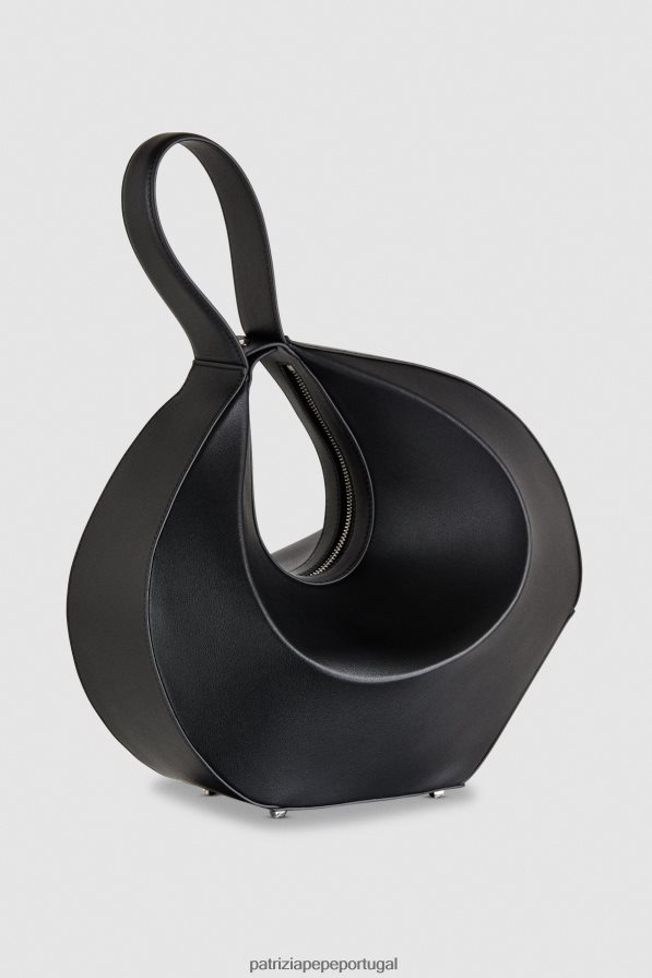 Patrizia Pepe mulheres bolsa grande com pulseira hobo Nero bolsas | TX086V766