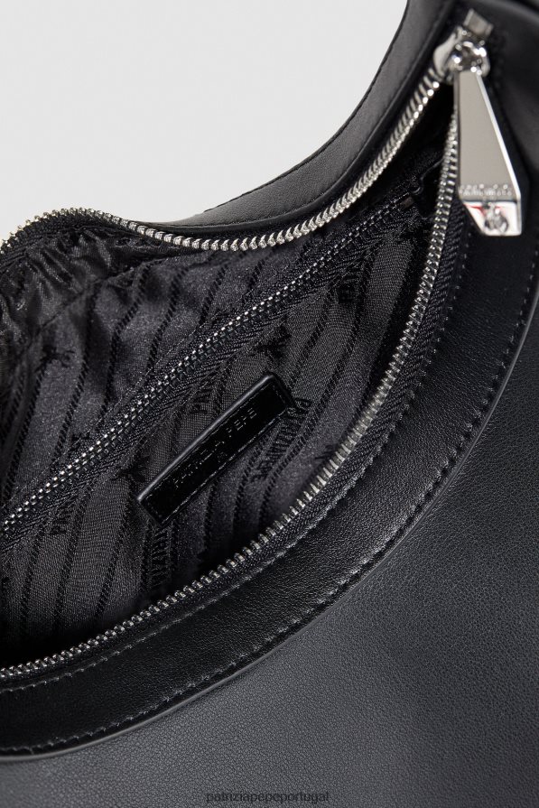 Patrizia Pepe mulheres bolsa grande com pulseira hobo Nero bolsas | TX086V766