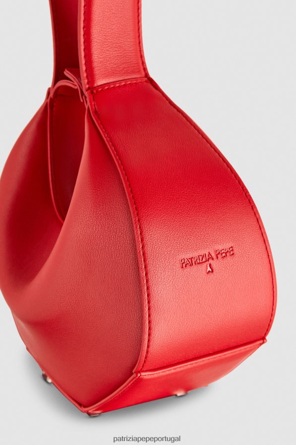 Patrizia Pepe mulheres bolsa pequena com pulseira hobo batom vermelho bolsas | TX086V769