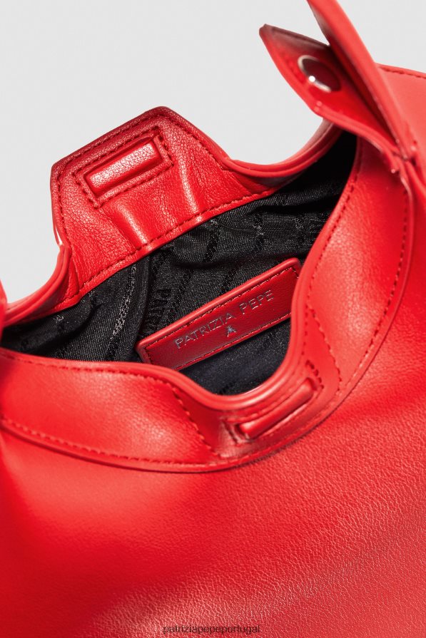 Patrizia Pepe mulheres bolsa pequena com pulseira hobo batom vermelho bolsas | TX086V769