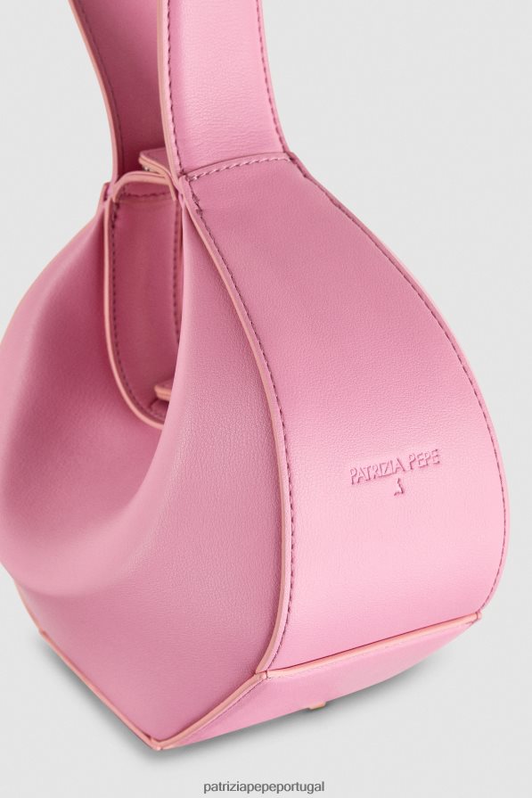 Patrizia Pepe mulheres bolsa pequena com pulseira hobo novo rosa bolsas | TX086V771