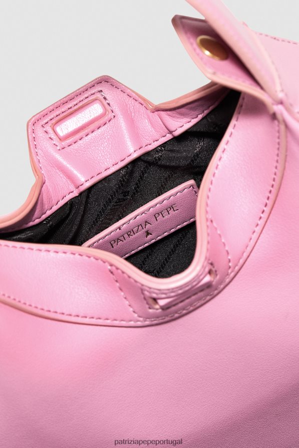 Patrizia Pepe mulheres bolsa pequena com pulseira hobo novo rosa bolsas | TX086V771