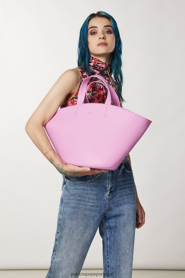 Patrizia Pepe mulheres comprador de couro malva virtual bolsas | TX086V774