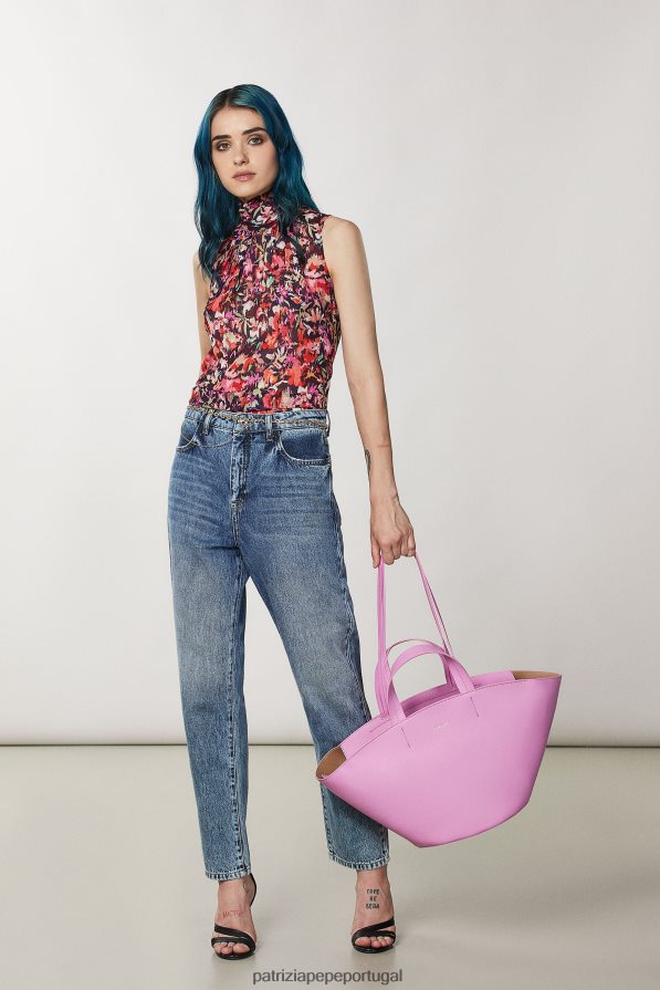 Patrizia Pepe mulheres comprador de couro malva virtual bolsas | TX086V774