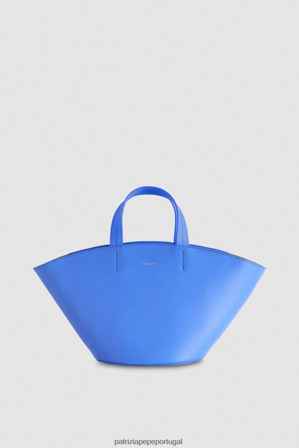 Patrizia Pepe mulheres comprador de couro raio azul bolsas | TX086V718