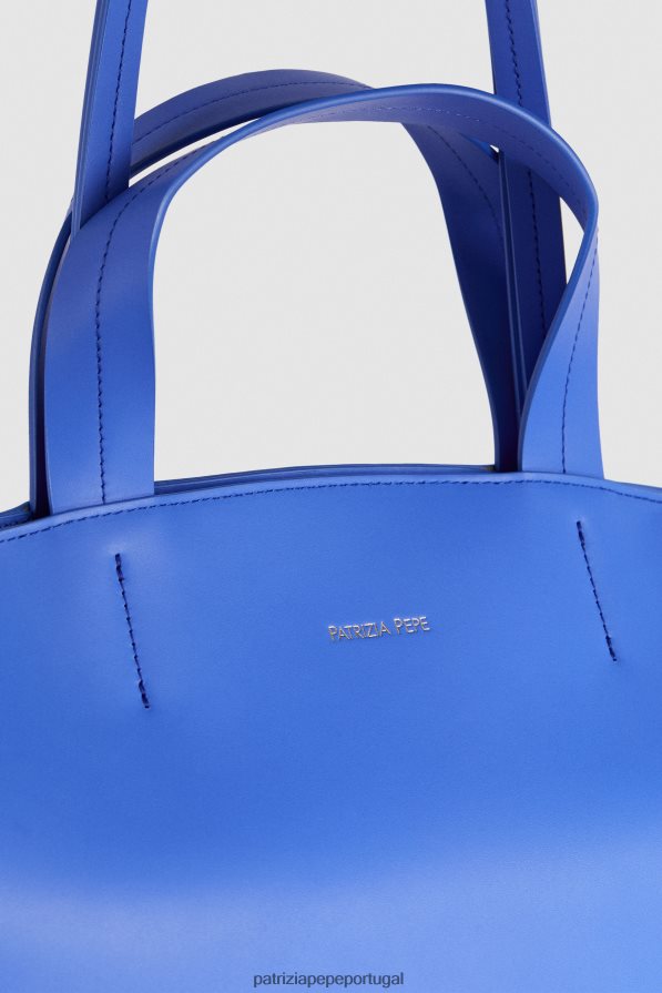 Patrizia Pepe mulheres comprador de couro raio azul bolsas | TX086V718