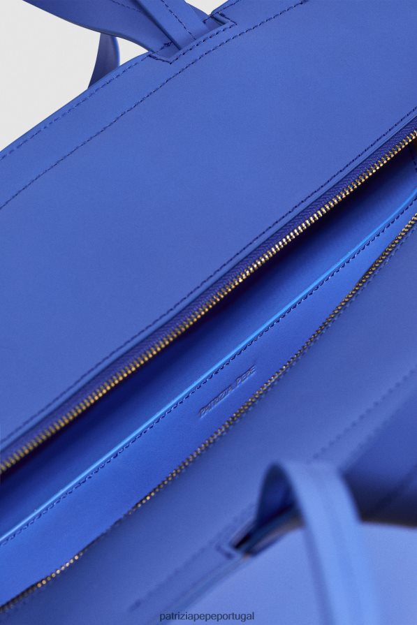 Patrizia Pepe mulheres comprador de couro raio azul bolsas | TX086V718