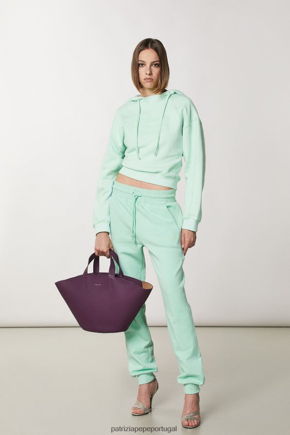 Patrizia Pepe mulheres comprador de couro roxo futurista bolsas | TX086V775