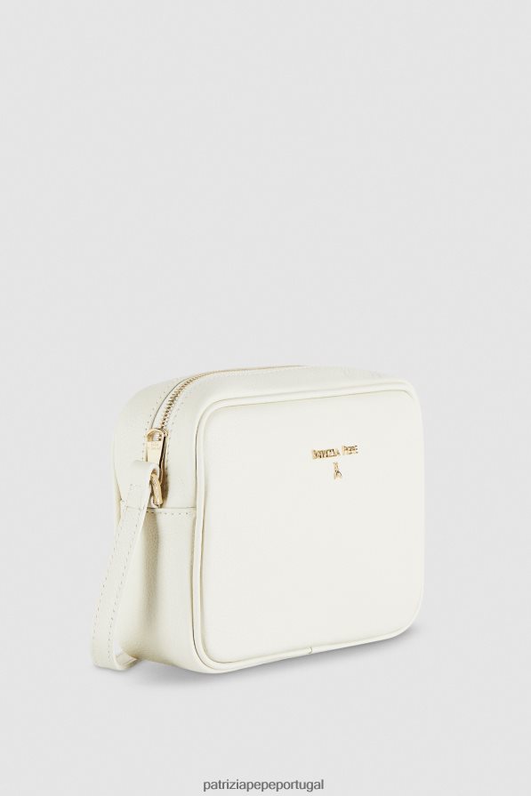 Patrizia Pepe mulheres bolsa crossbody case para câmera off white bolsas | TX086V826