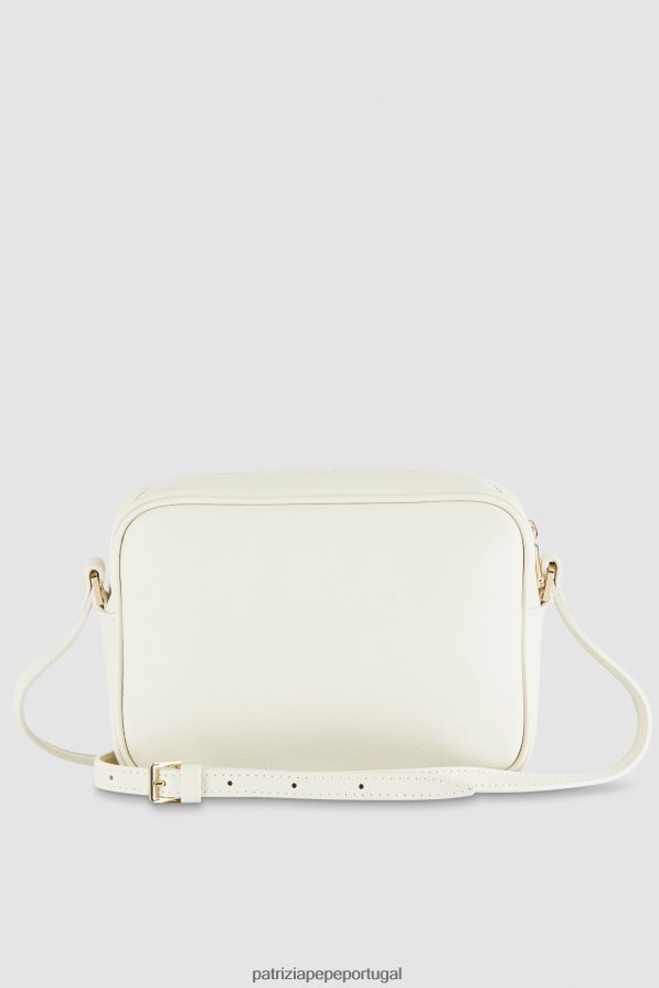 Patrizia Pepe mulheres bolsa crossbody case para câmera off white bolsas | TX086V826