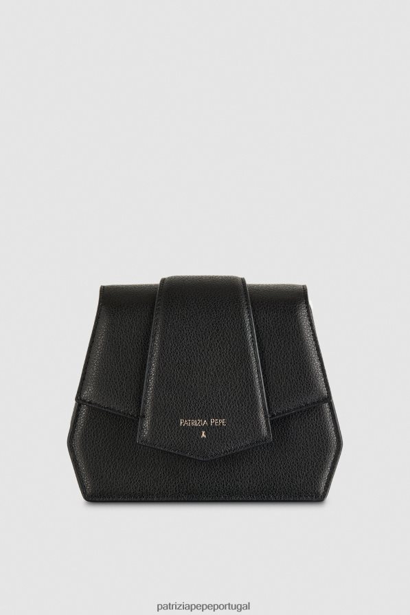 Patrizia Pepe mulheres bolsa transversal com zíper Nero bolsas | TX086V820