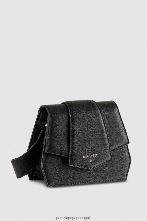 Patrizia Pepe mulheres bolsa transversal com zíper Nero bolsas | TX086V820