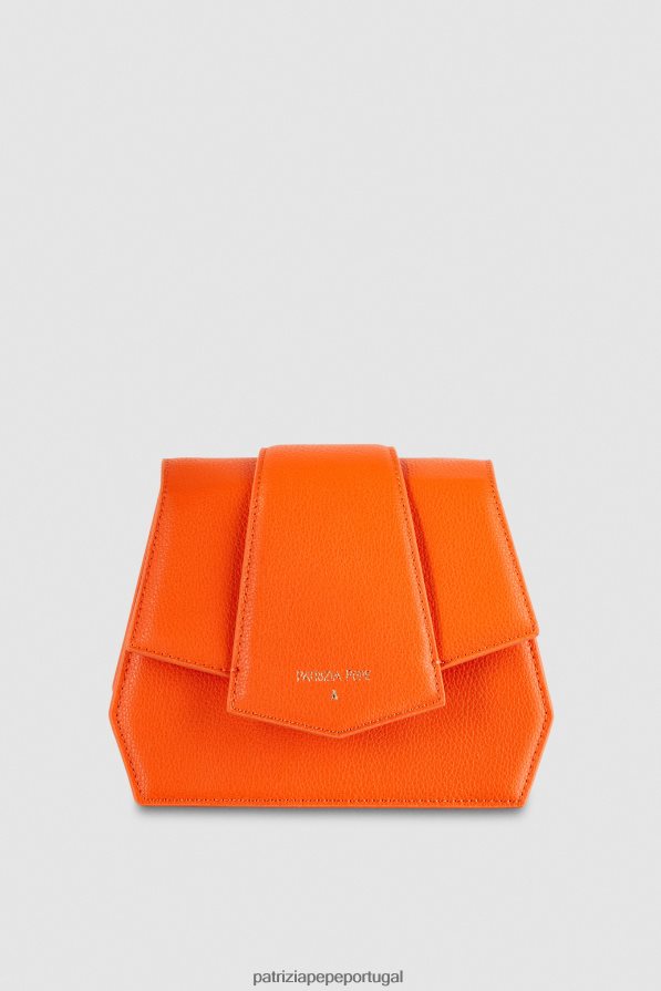 Patrizia Pepe mulheres bolsa transversal com zíper laranja solar bolsas | TX086V821