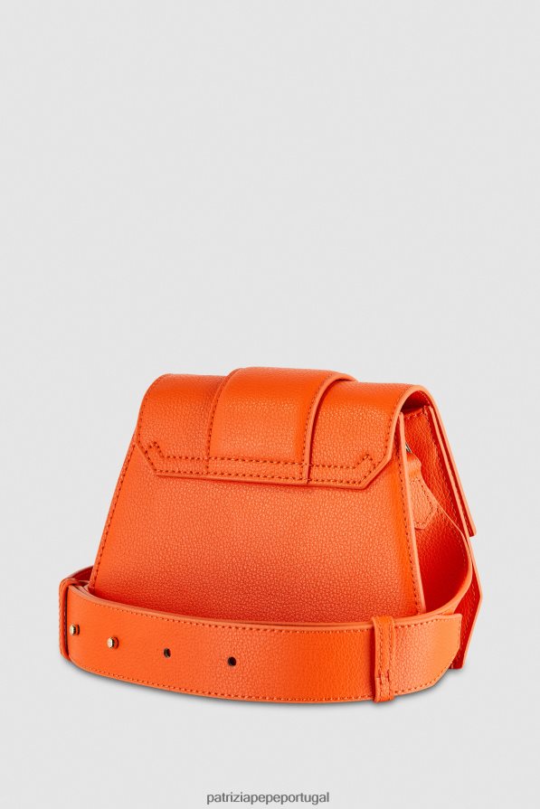 Patrizia Pepe mulheres bolsa transversal com zíper laranja solar bolsas | TX086V821