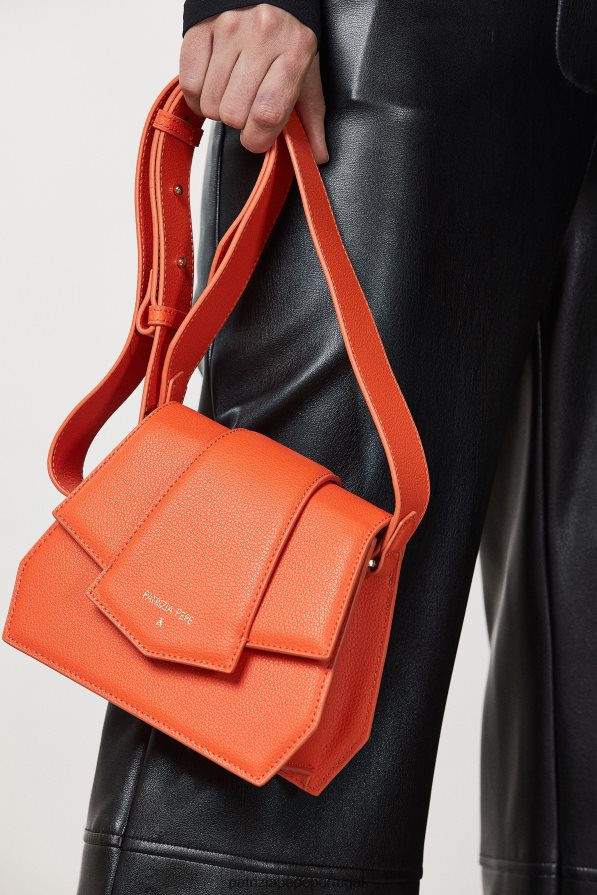 Patrizia Pepe mulheres bolsa transversal com zíper laranja solar bolsas | TX086V821