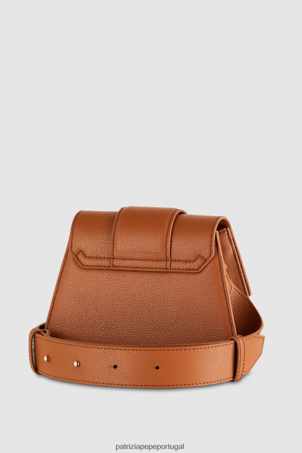 Patrizia Pepe mulheres bolsa transversal com zíper novo cuio bolsas | TX086V786