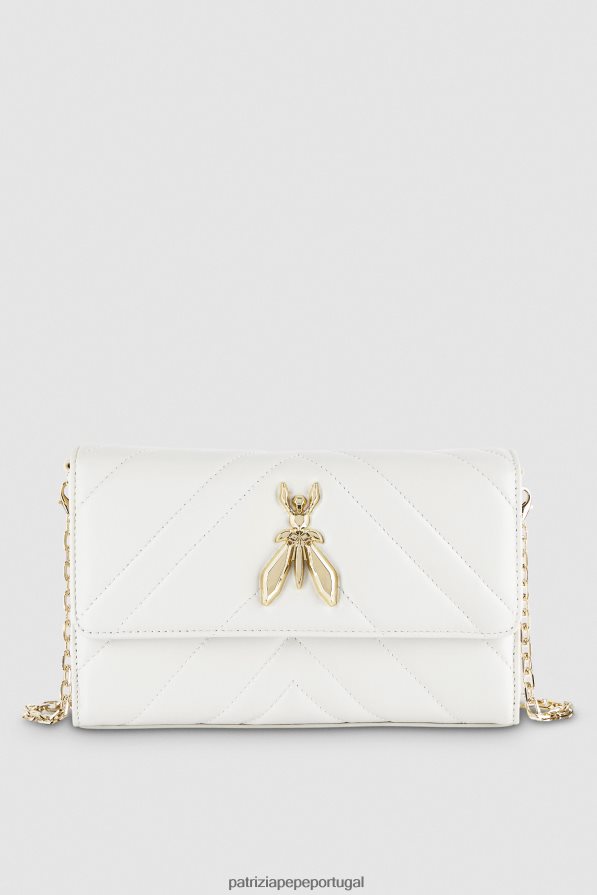 Patrizia Pepe mulheres elegante bolsa voadora off white bolsas | TX086V817