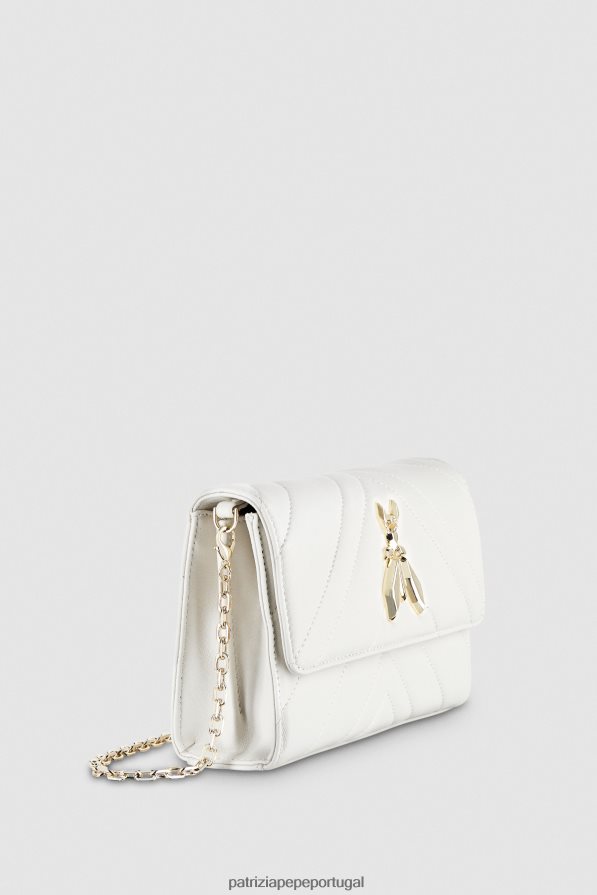Patrizia Pepe mulheres elegante bolsa voadora off white bolsas | TX086V817