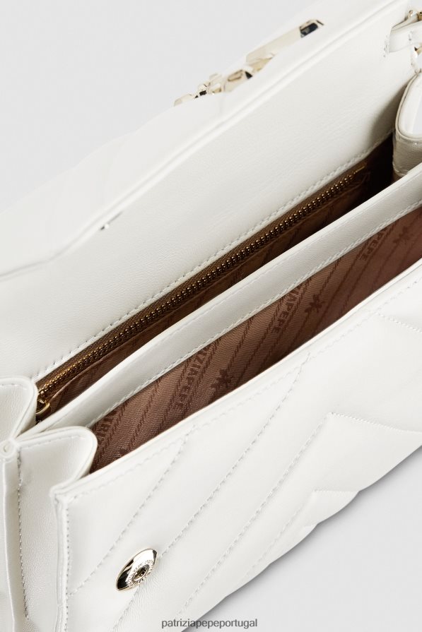 Patrizia Pepe mulheres elegante bolsa voadora off white bolsas | TX086V817