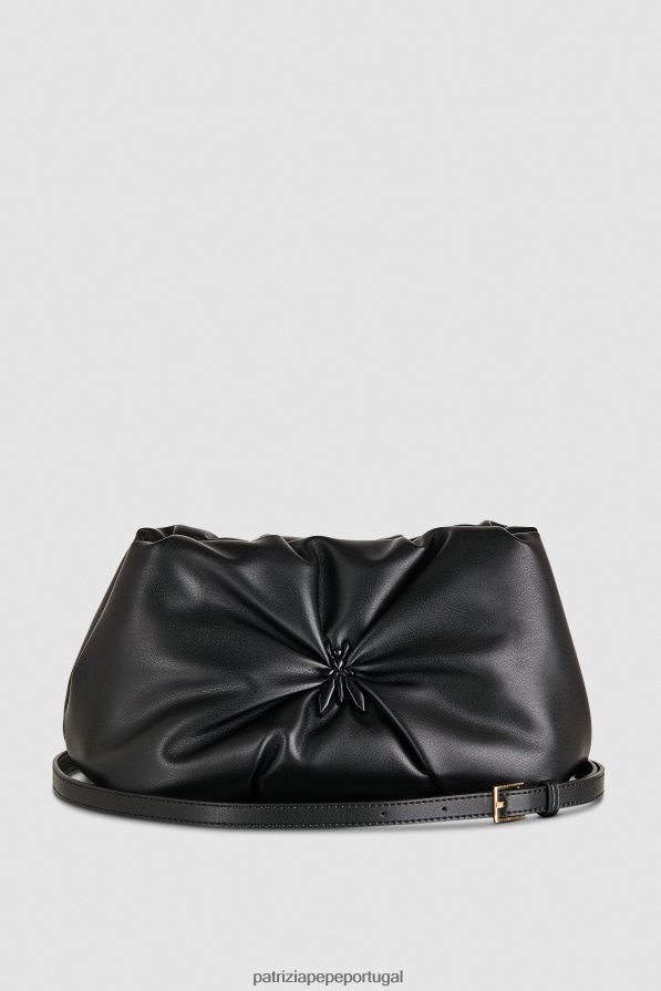 Patrizia Pepe mulheres clutch tipo travesseiro média Nero bolsas | TX086V800
