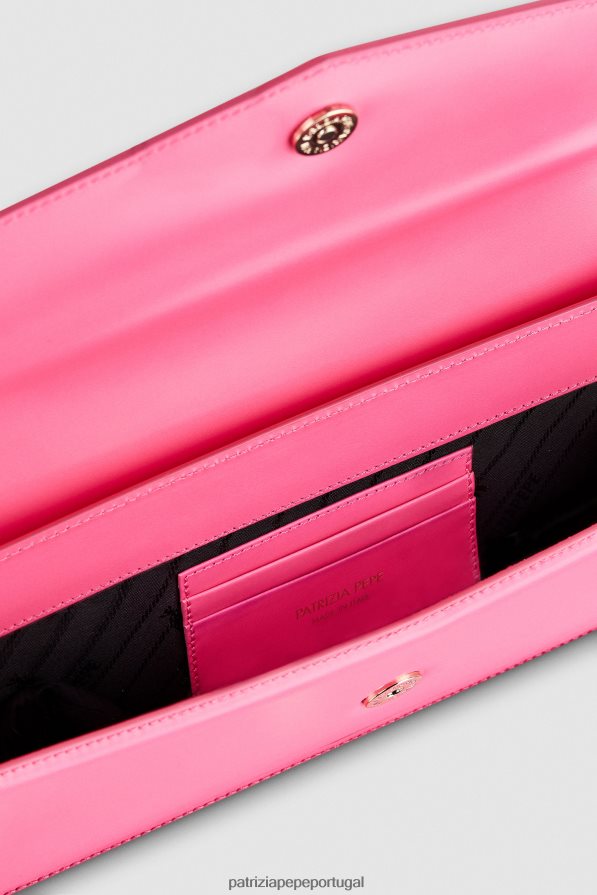 Patrizia Pepe mulheres embreagem fly bamby fúcsia fresca bolsas | TX086V812