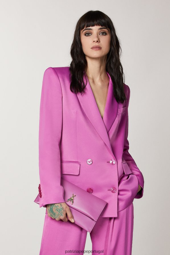 Patrizia Pepe mulheres necessaire orquídea roxa bolsas | TX086V811