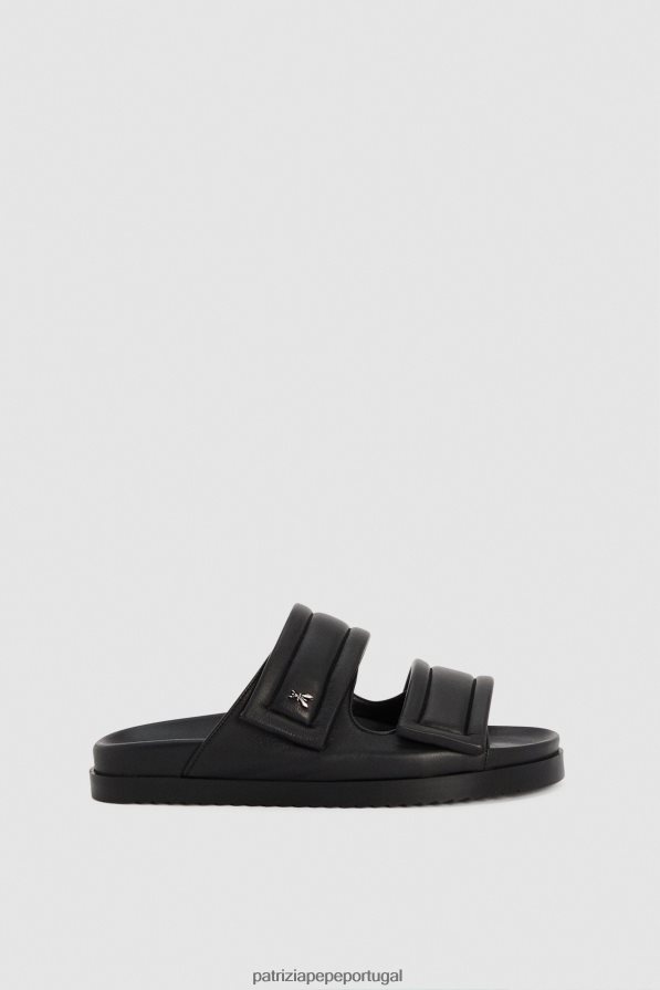 Patrizia Pepe mulheres chinelos voadores Nero calçados TX086V858