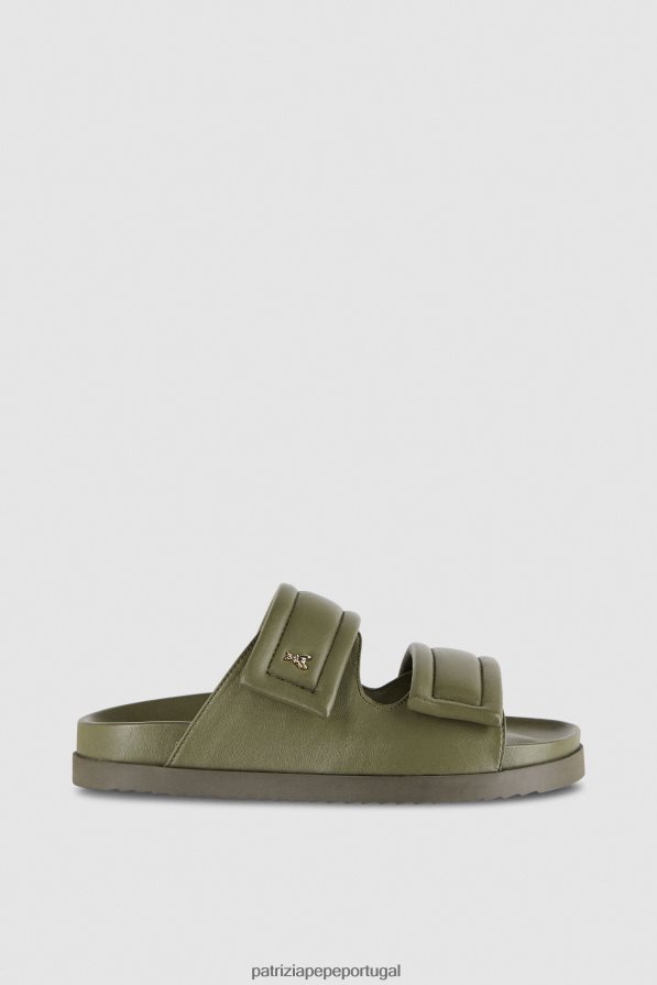 Patrizia Pepe mulheres chinelos voadores verde sálvia calçados TX086V857