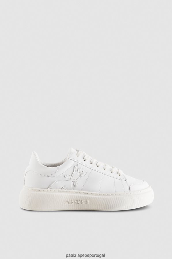 Patrizia Pepe mulheres pepe tênis fly branco total calçados TX086V842