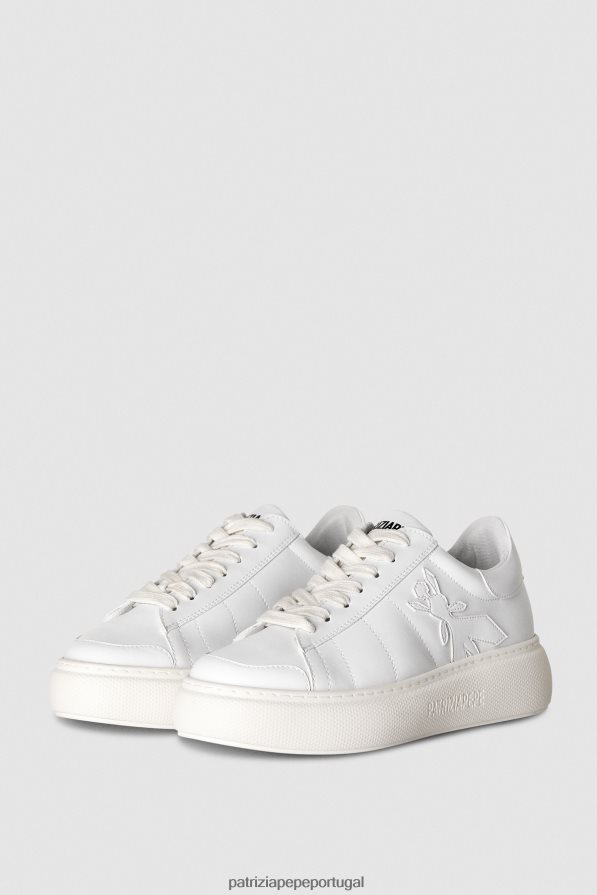 Patrizia Pepe mulheres pepe tênis fly branco total calçados TX086V842