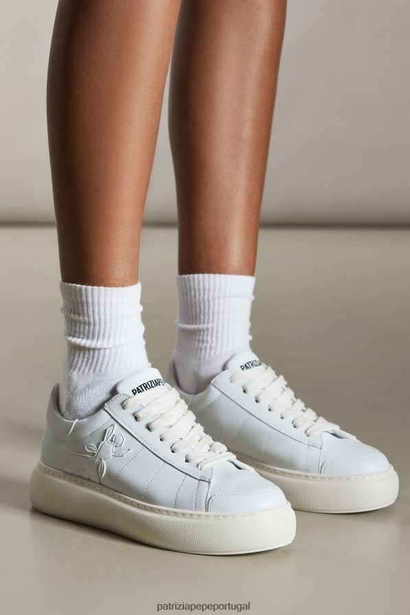 Patrizia Pepe mulheres pepe tênis fly branco total calçados TX086V842