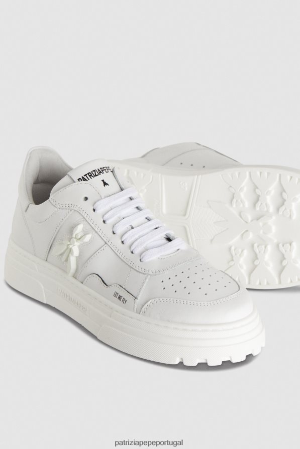 Patrizia Pepe mulheres tênis pepe off white calçados TX086V841