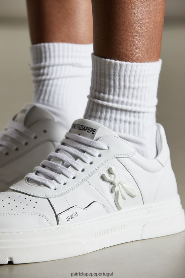 Patrizia Pepe mulheres tênis pepe off white calçados TX086V841