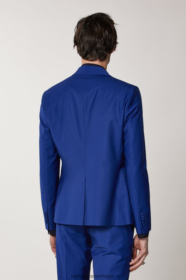 Patrizia Pepe homens jaqueta de smoking tempo de sino/azul vestuário TX086V1021