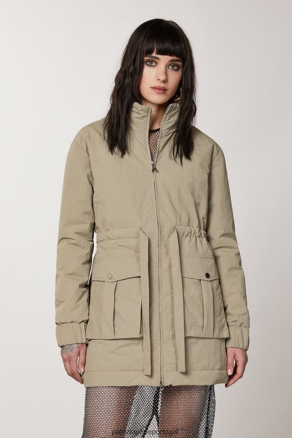 Patrizia Pepe mulheres jaqueta acolchoada verde sálvia vestuário TX086V459